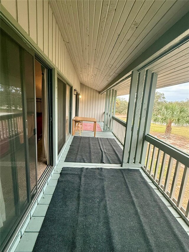2115 Corner Lake Dr Unit E, Haines City, FL 33844 - view of unfurnished sunroom