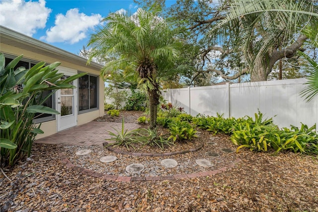 view of yard featuring a patio area