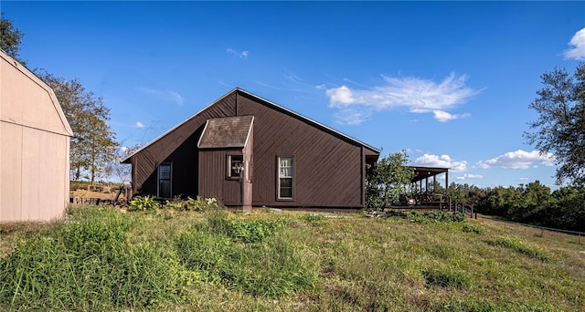 view of outbuilding