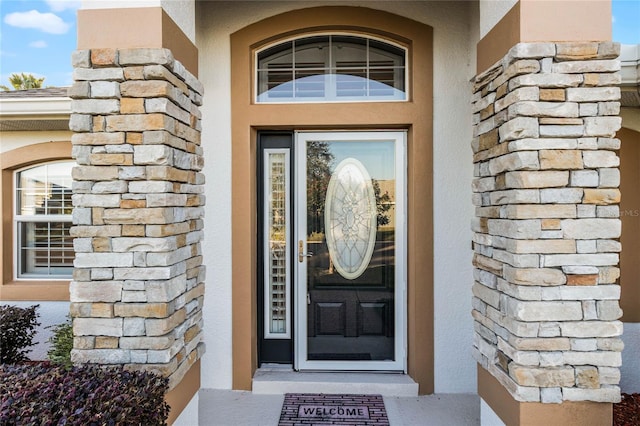 view of entrance to property