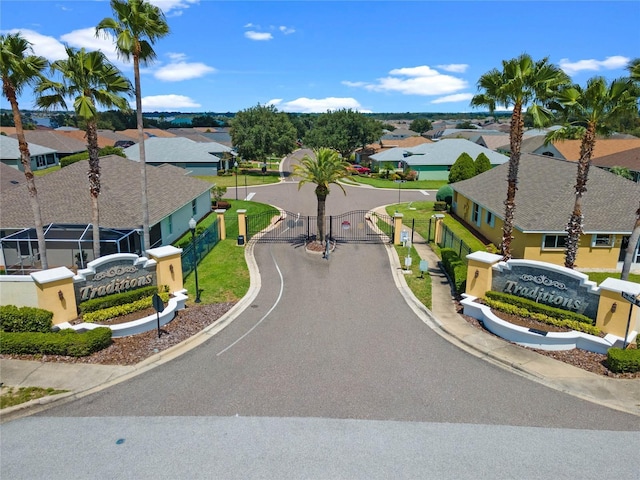 drone / aerial view featuring a residential view