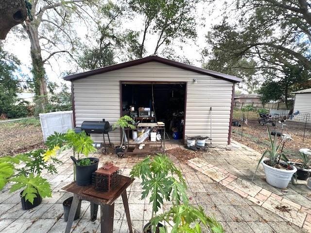 view of outbuilding