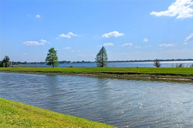 view of water feature