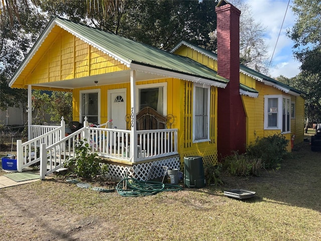 bungalow with covered porch