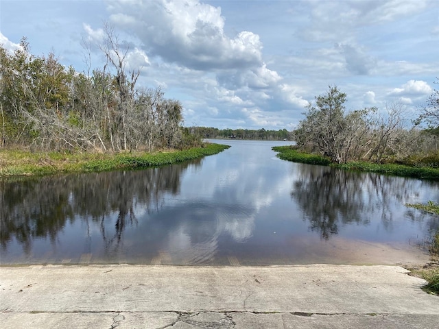 property view of water