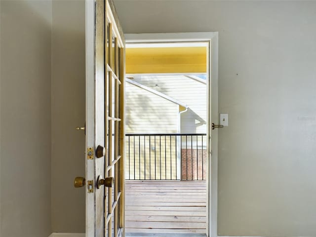 view of doorway