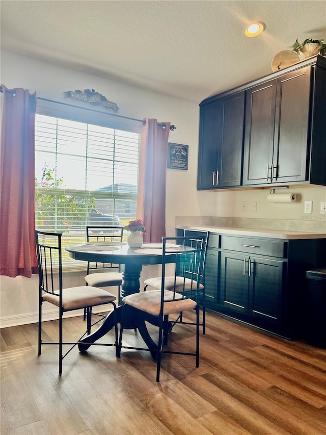 dining room featuring light hardwood / wood-style flooring