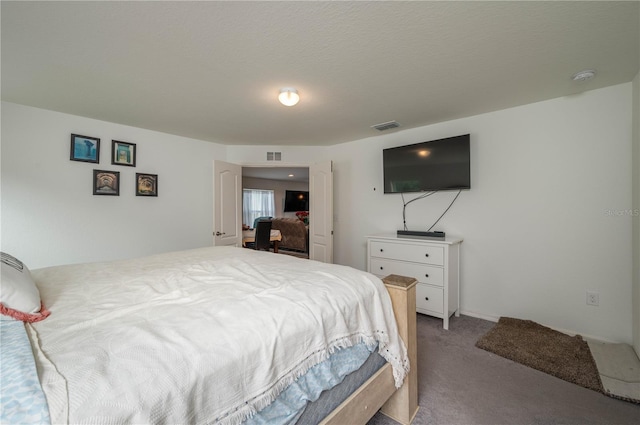 bedroom featuring carpet flooring