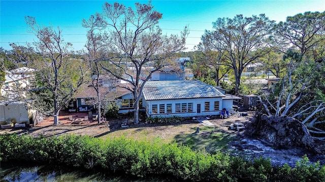 view of back of property