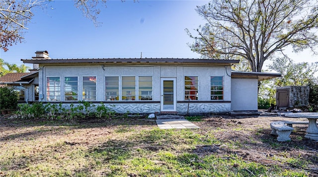 view of back of property