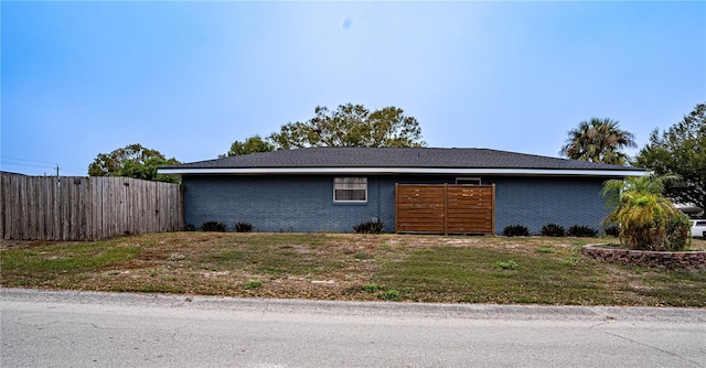 view of front of property