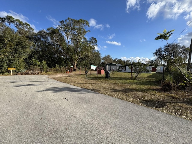 view of road