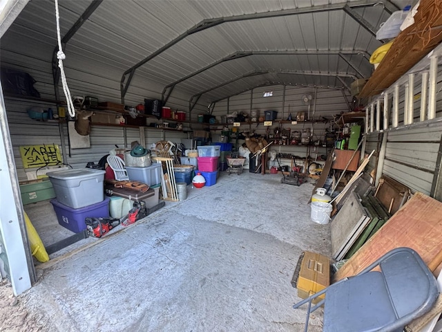 view of storage