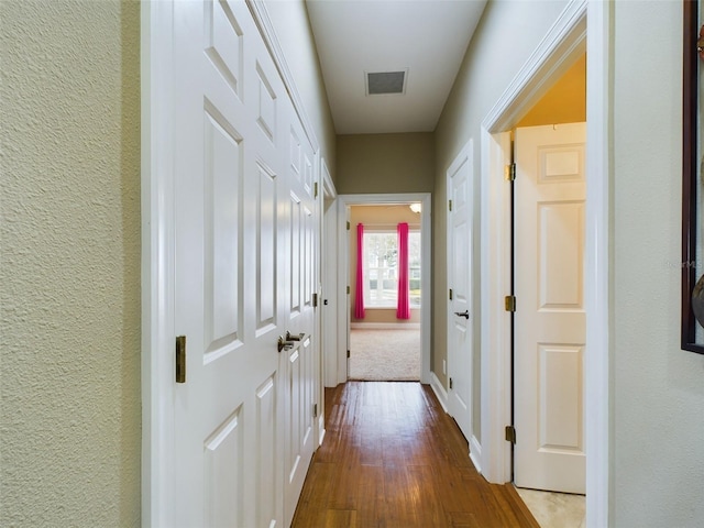 hallway featuring light hardwood / wood-style floors