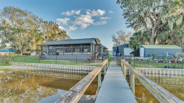 1769 S Lake Reedy Blvd, Frostproof, FL 33843 - dock area featuring a water view