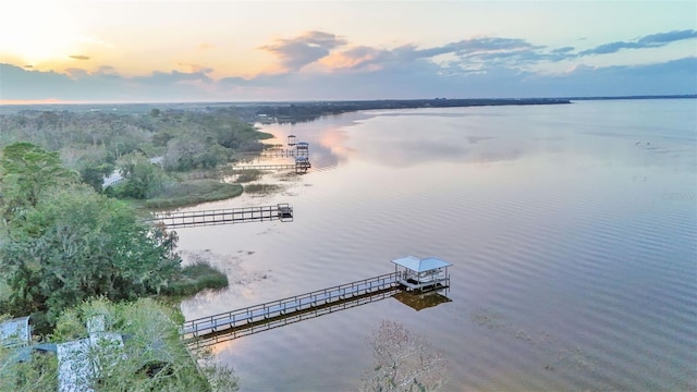 1769 S Lake Reedy Blvd, Frostproof, FL 33843 - aerial view at dusk of a water view