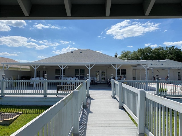 view of rear view of house