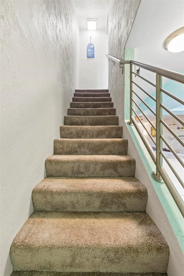 view of staircase