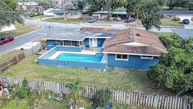 view of pool