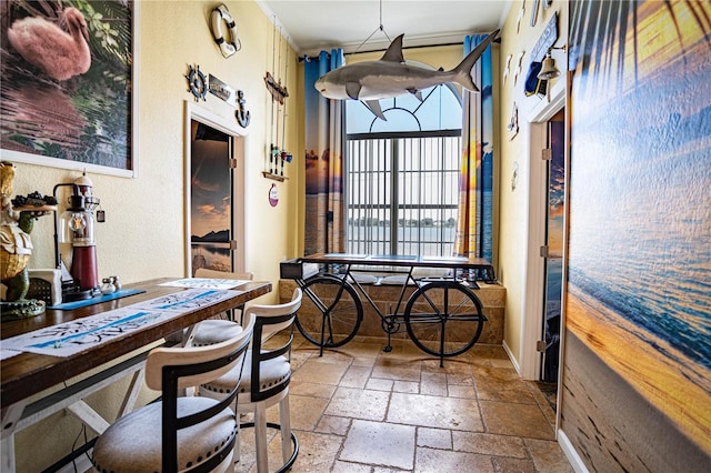 view of dining area