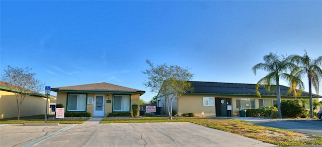 view of ranch-style home