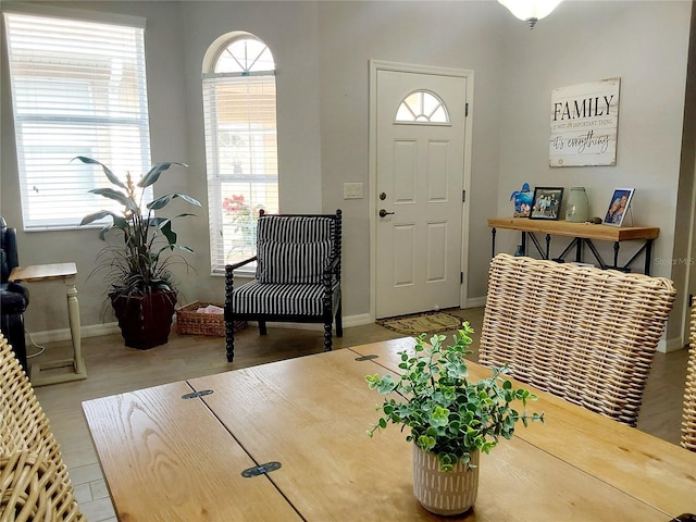 view of entrance foyer