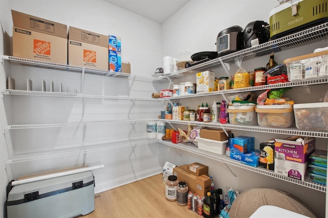 view of pantry