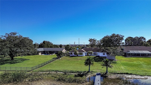 view of rear view of property