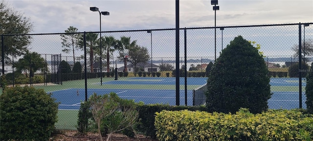 view of sport court