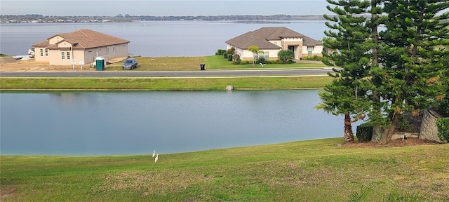 view of water feature