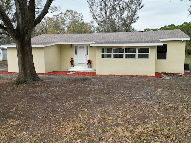 view of ranch-style home