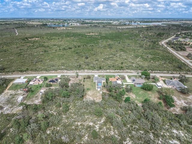 bird's eye view featuring a rural view