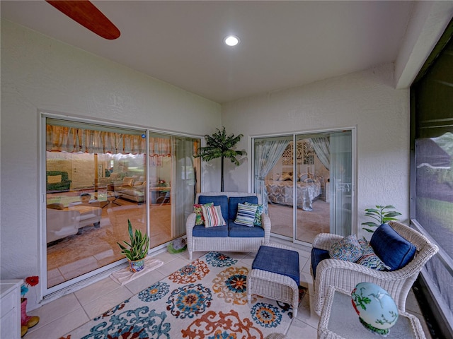 sunroom featuring plenty of natural light