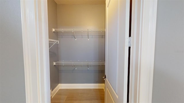 view of closet