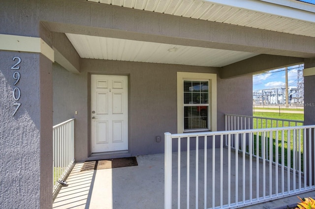 view of property entrance