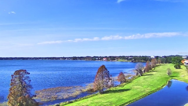 property view of water