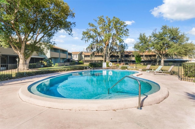 view of pool