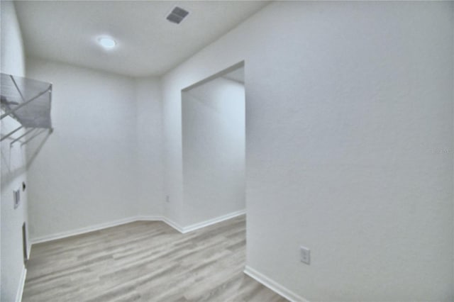 interior space featuring light wood-type flooring