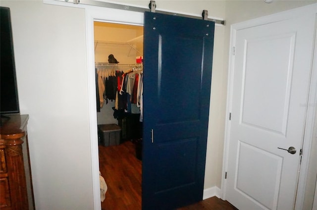 view of closet