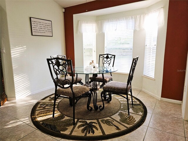 view of dining room