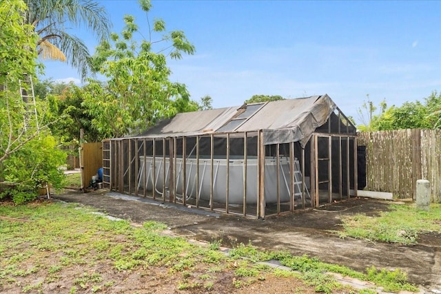 view of outbuilding