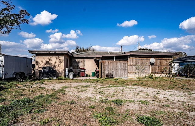 view of rear view of property