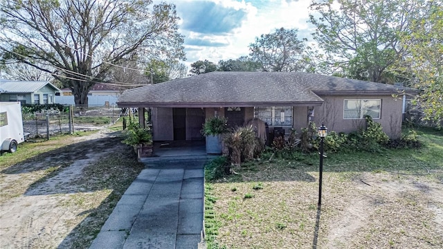 view of ranch-style home