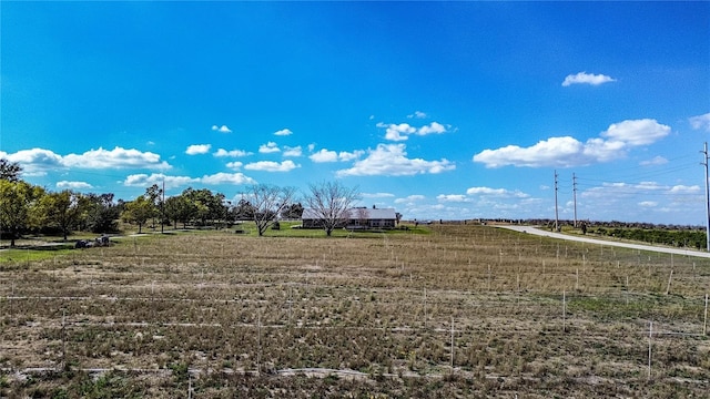 view of property's community with a rural view