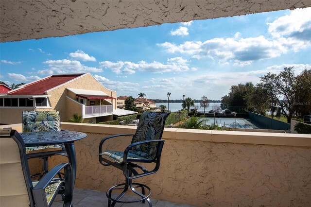 1 Casarena Ct, Winter Haven, FL 33881 - balcony with a water view