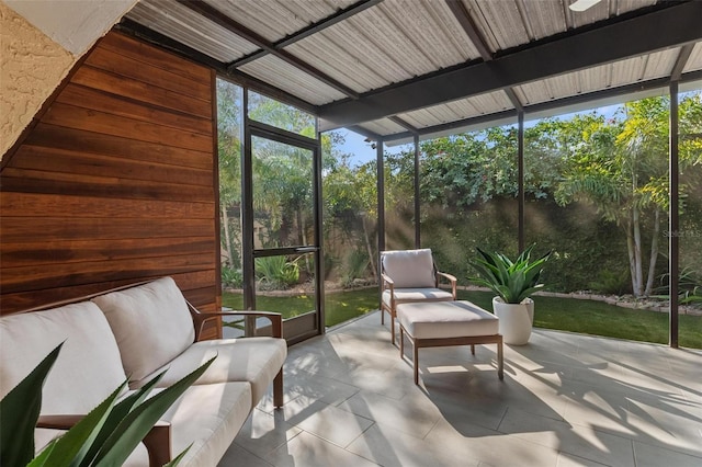 1 Casarena Ct, Winter Haven, FL 33881 - sunroom with an outdoor hangout area