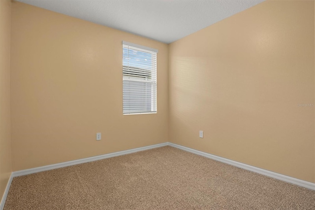 spare room featuring carpet flooring