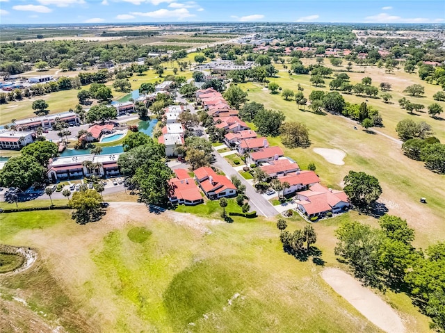 bird's eye view featuring view of golf course