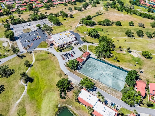 bird's eye view featuring view of golf course