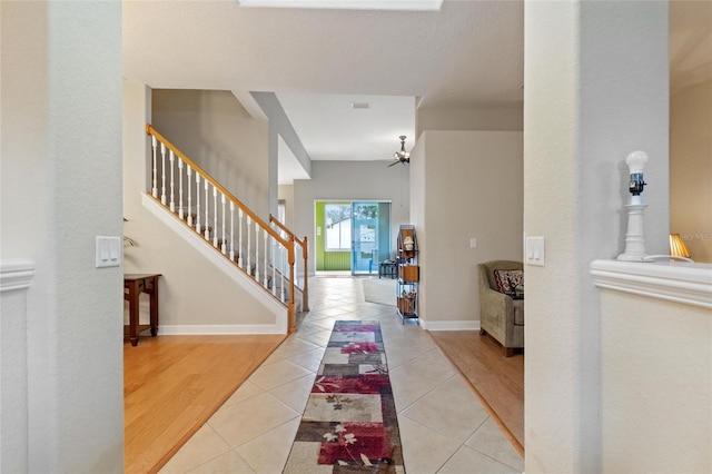 view of tiled entryway